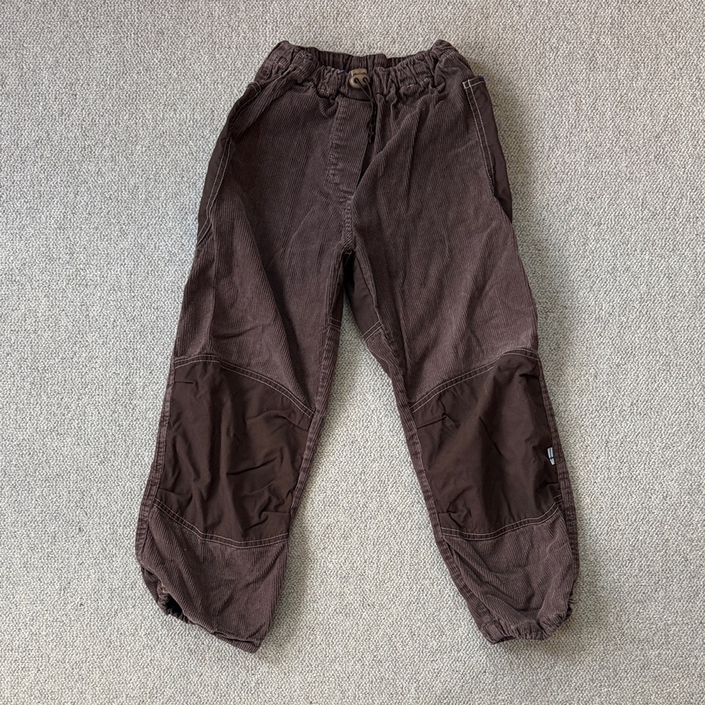 Finkid Chocolate Brown outdoor Corduroy Pants